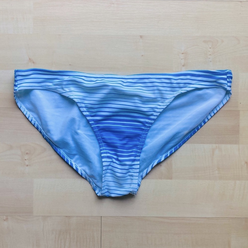 OP Ocean Pacific blue and white swimsuit bottom